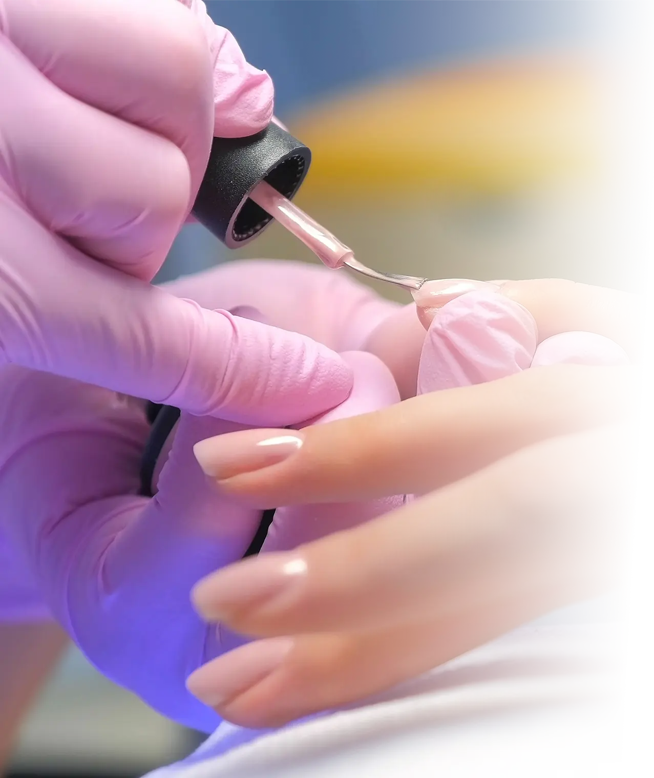 Hero image of nails being painted